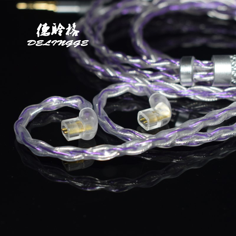 德聆格QDC海王星蒙娜丽莎变色龙ANOLEV3/V6耳机升级线2.5/4.4平衡