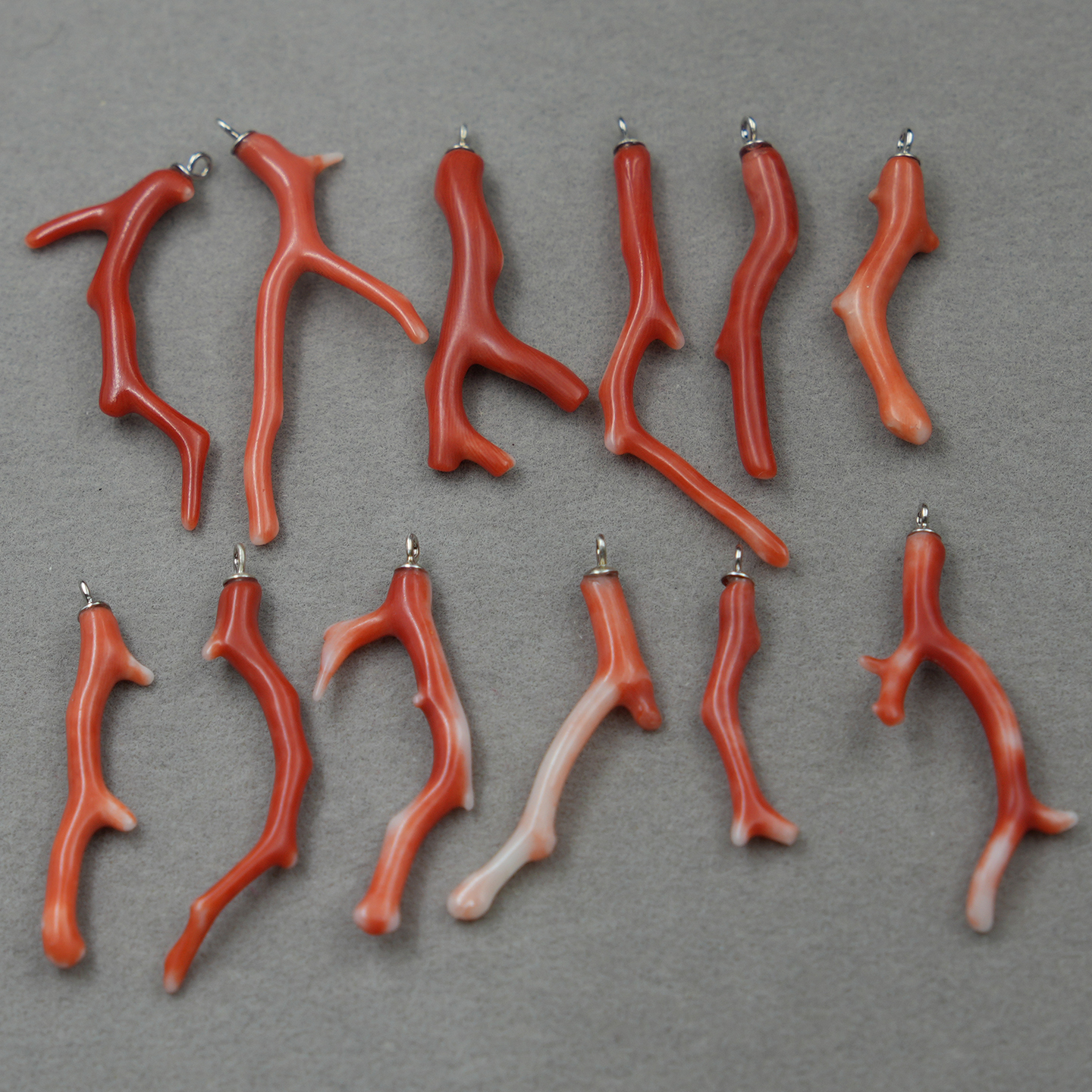 天然珊瑚吊坠莫莫原枝随形红色珊瑚枝裸石diy有机宝石礼品收藏