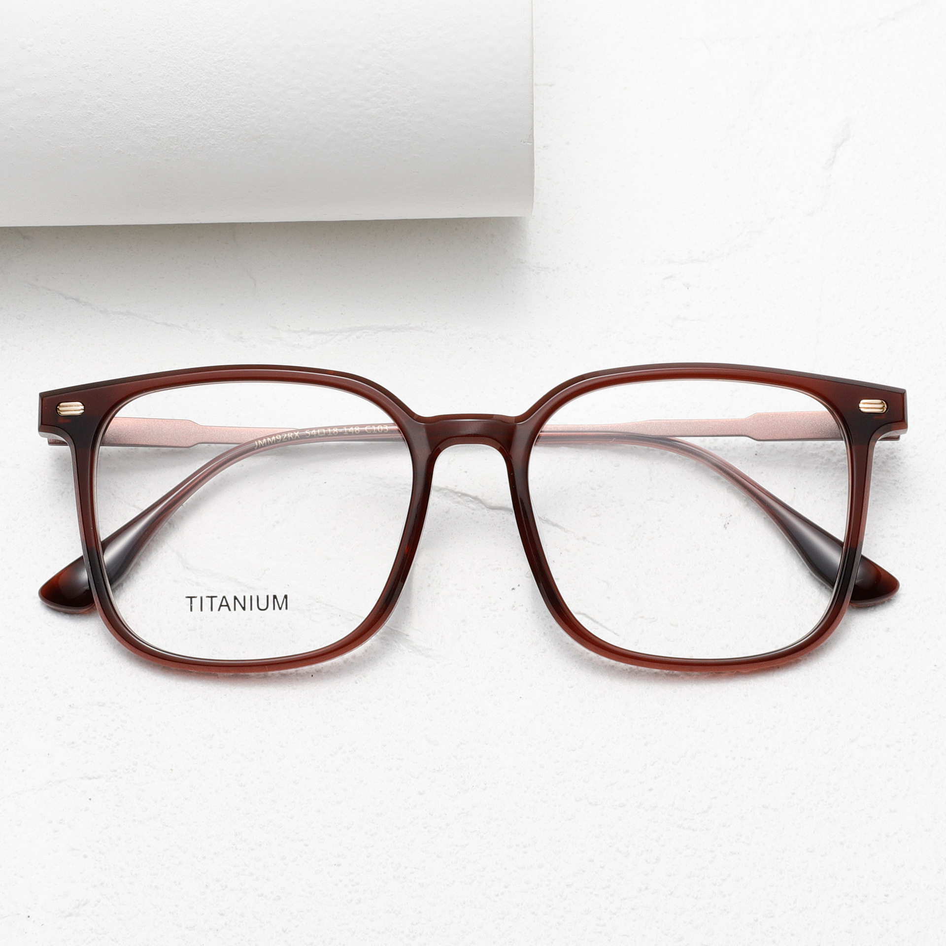 JACQUES同款大镜片素颜美容JMM眼镜框92RX板材Marie男女近视Mage