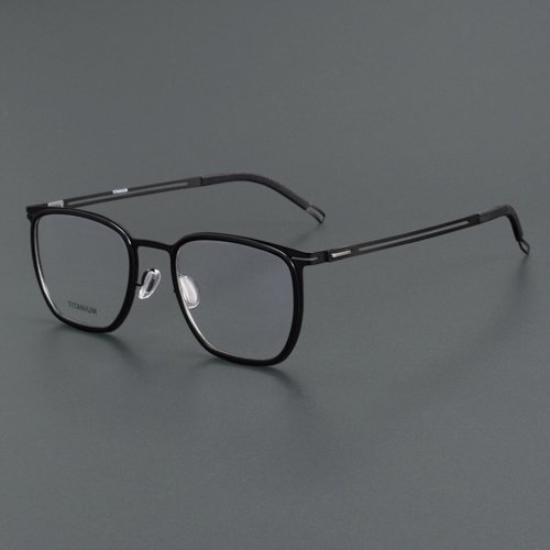8302318 Simple Stretch Screwless Titanium Eyeglasses Frame