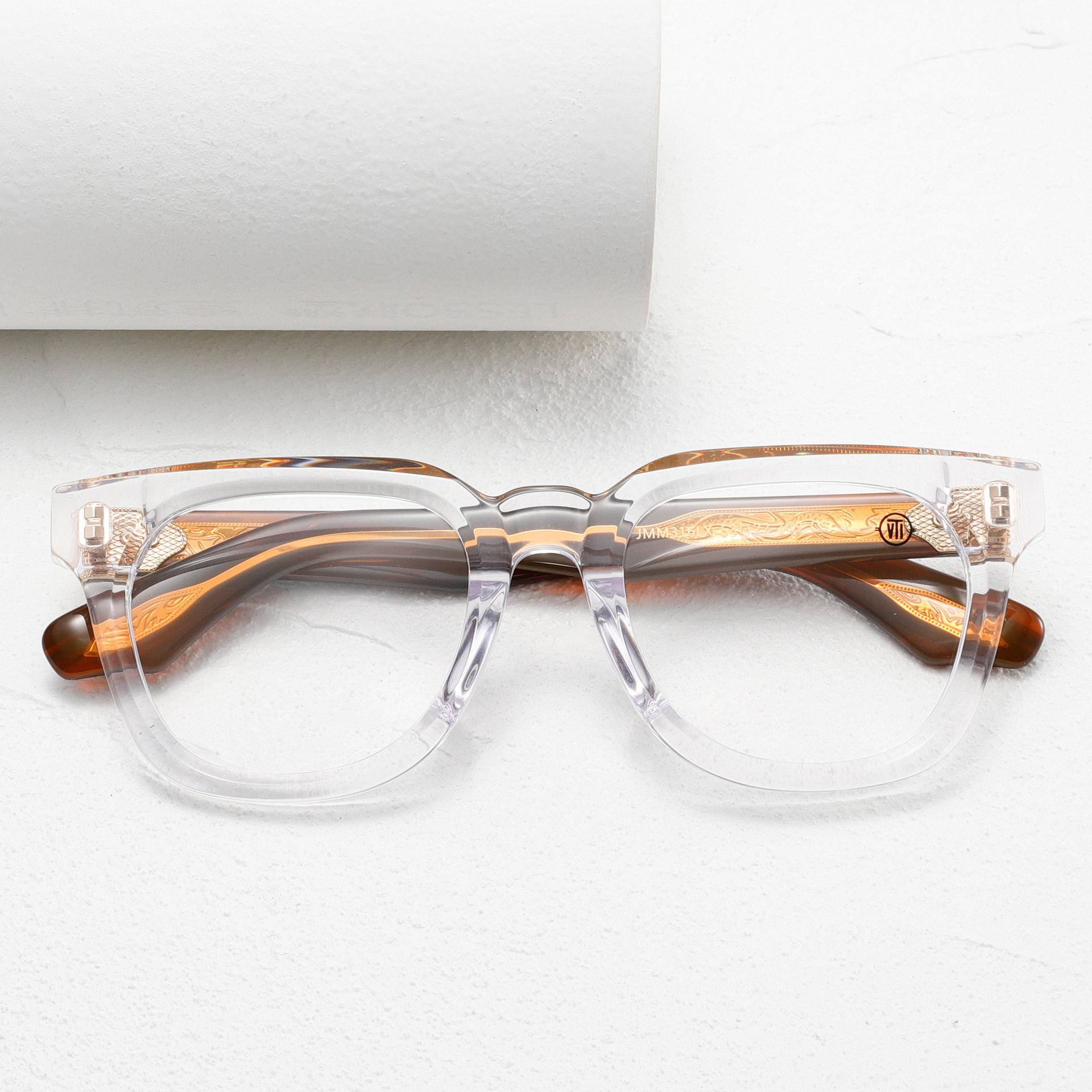 JACQUES同款JMM眼镜架316LX超大号方框男女板材Marie近视Mage工艺