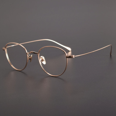增同永款GMS 396T椭圆形文艺纯钛女生近视眼镜框小眼镜架