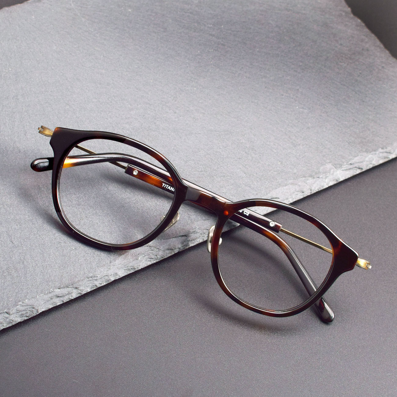 增同永款纯钛板材近视眼镜框架可配防蓝光变色镜片GMS123