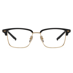 M122眉线框眼镜架板材纯钛男女近视两用 NINES同款 9999