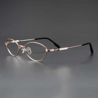 小红书爆款FAKE猫眼MONSTER女生眼镜框GENTLE男M647超轻全框纯钛