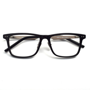 112 近视眼镜框架NPM 999.9同款 高品质方形板材大框高度数9999男士