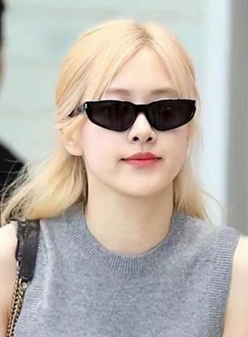 朴彩英同款SL634时尚新款防紫外线墨镜高级感穿搭猫眼太阳镜