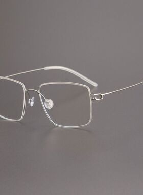 林德LIND伯格BERG同款AMOLD超轻纯钛近视眼镜框架男女CARLOS系列