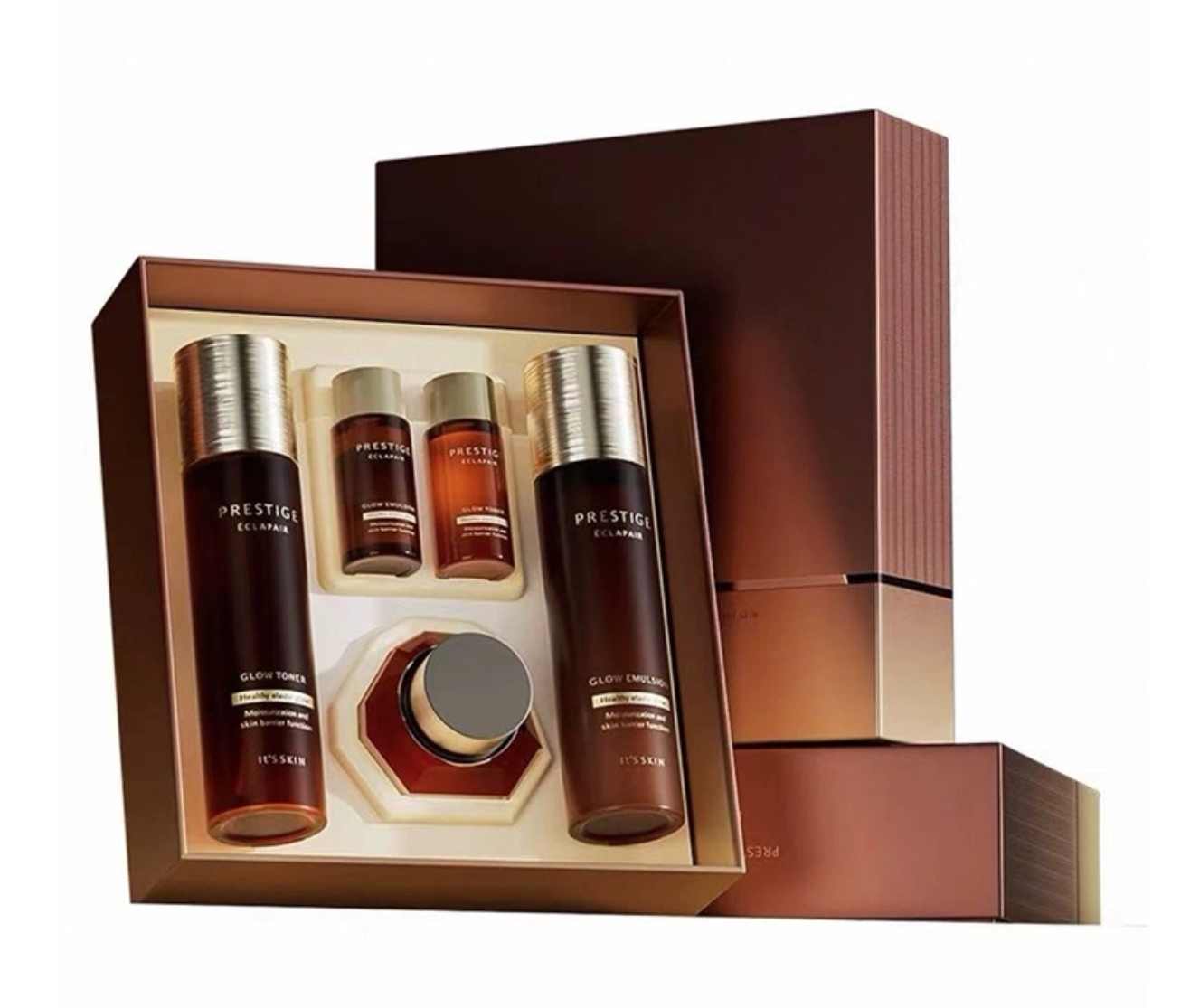 新版韩国its skin伊思晶钻水光焕颜修复水乳礼盒套盒