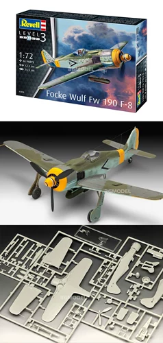3G модель Revell/Revell собранный самолет 03898 Focke Wulf Fw190 F-8 1/72