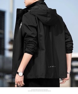 战地苏罗春秋青年男外套薄款 双层防风防水风衣运动上衣学生