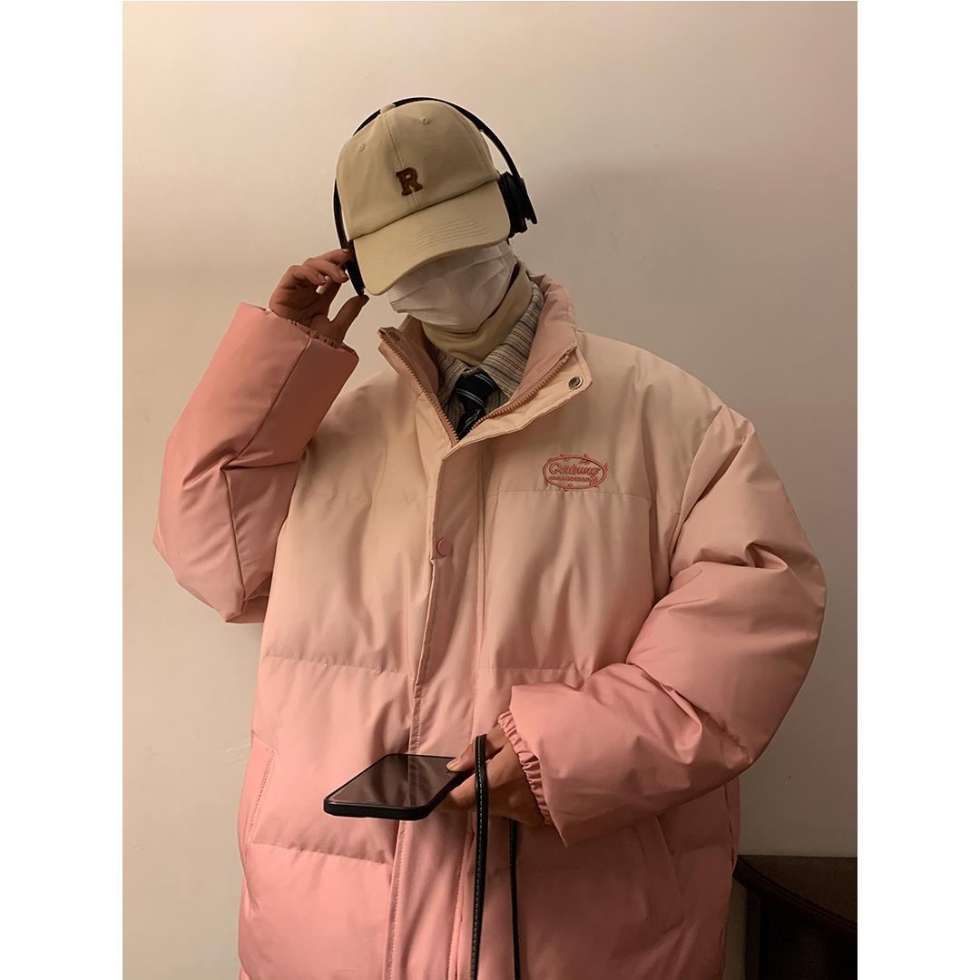 供直播得物品质渐变色棉服加厚港风XZ229-1MY90P118控158,男装棉衣,星座301A-2