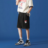 2021夏季短款港风男华夫格透气百搭宽松直筒短裤XZ229-1K02P30，男装休闲裤，星座301A-2