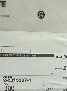 2-2013297-1  全新原装/线束零件/TE 连接器 现货