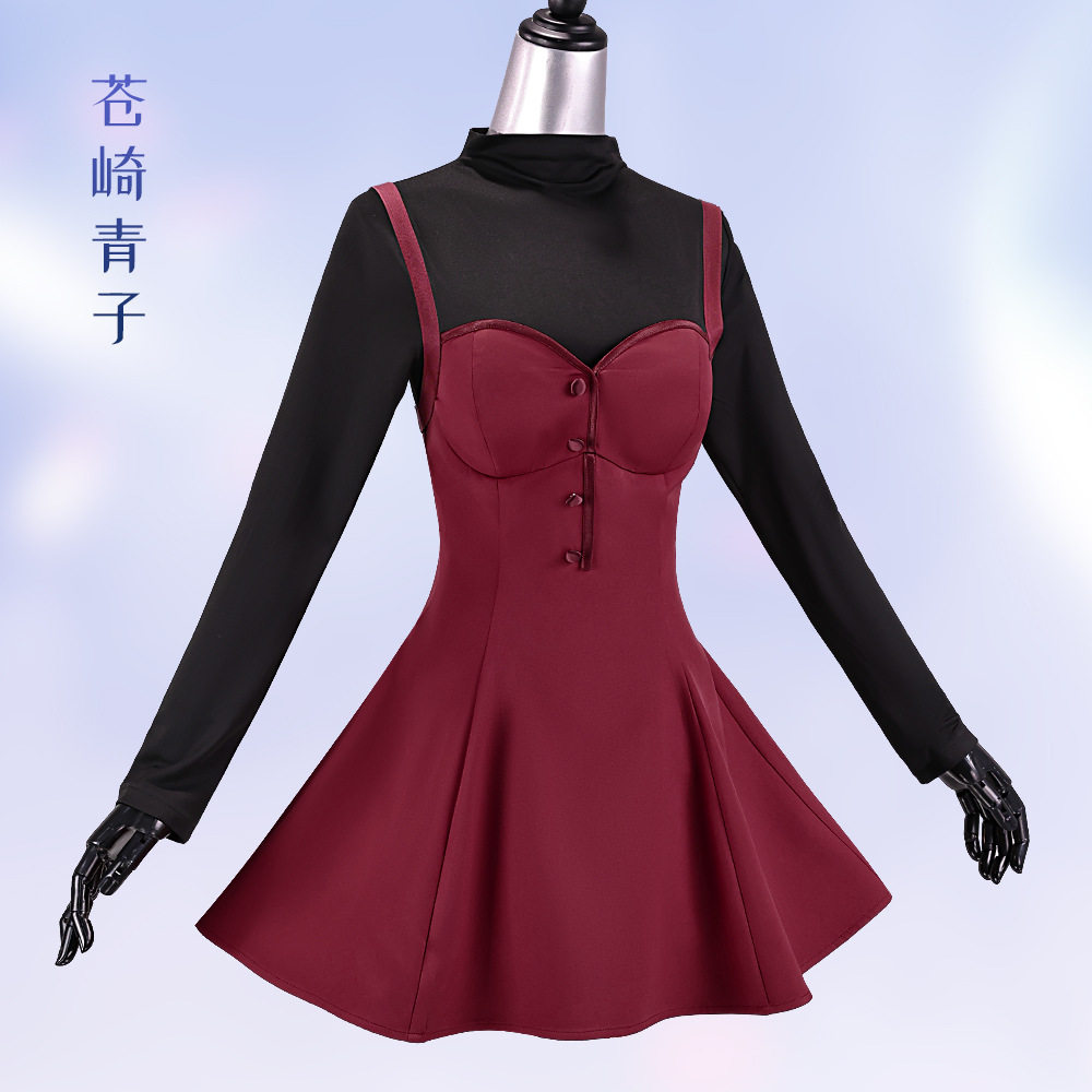 苍崎青子cos服魔法使之夜cosplay服装二次元动漫角色扮演服女跨境