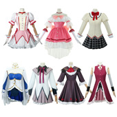 喵屋魔法少女小圆cos服装 鹿目圆香晓美焰cosplay服二次元