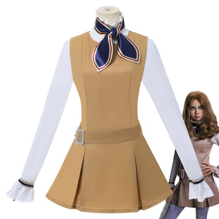 喵屋外贸款 cos制服连衣裙角色扮演cosplay表演 梅根cos服梅根2.0版