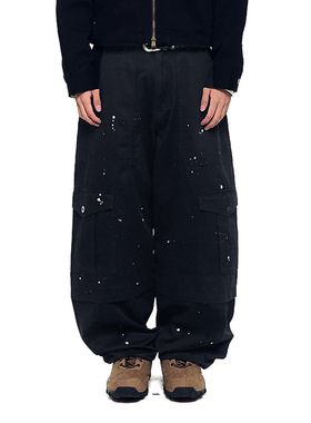 AAKAM  25秋新款口袋做旧韩版休闲裤 5号店韩国设计师品牌代购