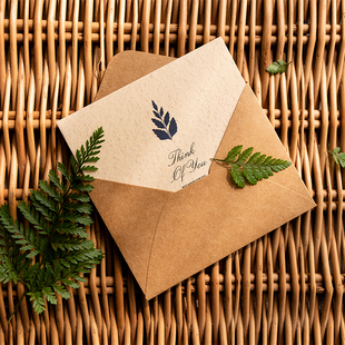 新款 复古创意贺卡520送女友礼物祝福手写小卡片生日感恩邀请卡