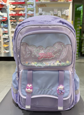 江博士专柜正品2026女童无压护脊书包小学生3-5年级M码Z12B3002AW