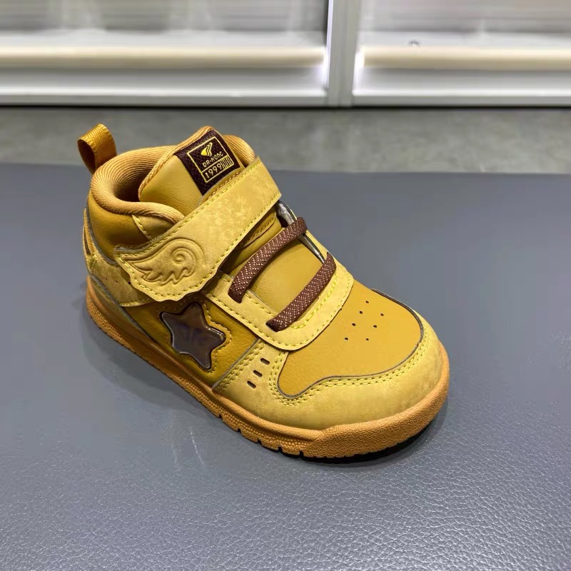 正品江博士2025冬季男童二阶段防滑高帮无绒机能学步鞋1B14A4007B