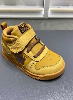 正品江博士2025冬季男童二阶段防滑高帮无绒机能学步鞋1B14A4007B