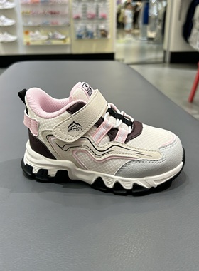 江博士专柜正品2025冬季女童高帮保暖二段学步机能鞋1B14A4060DW