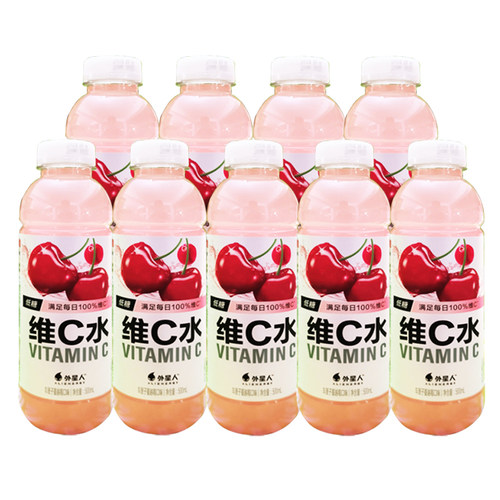 元气森林外星人维B水维C水车厘子饮料500ml*9瓶青提柑橘柠檬味