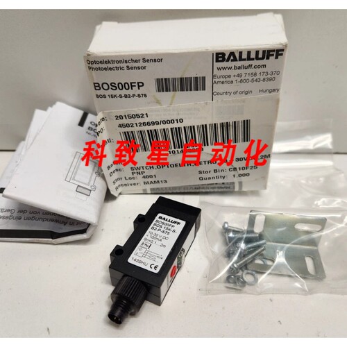 工业配件10-30V 光电传感器BOS00FP BOS 15K-S-B2-P-S75