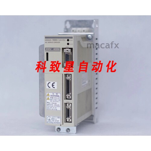 工业配件R88D-UA12V 伺服驱动器400W 200V (8P1290-6-20)