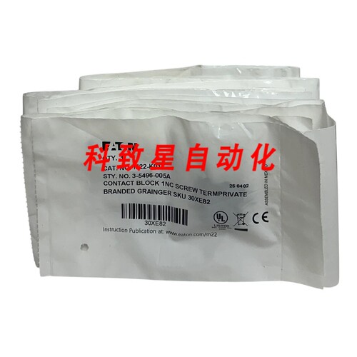 工业配件19 M22-K01/3-5496-005A CONTACT S 1NC AC/DC RMQ TITAN
