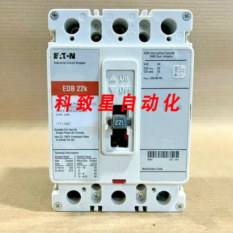 工业配件CH EDB EDB3225BP10 3极225 AMP 240V BREAKER R/S EDB32图片