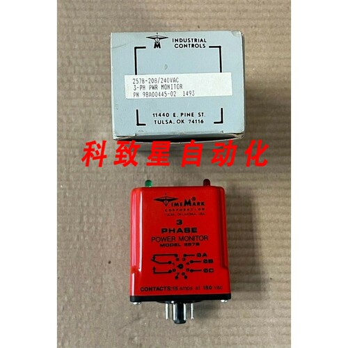 工业配件TIME MARK 257B 3 PHASE POWER MONITOR