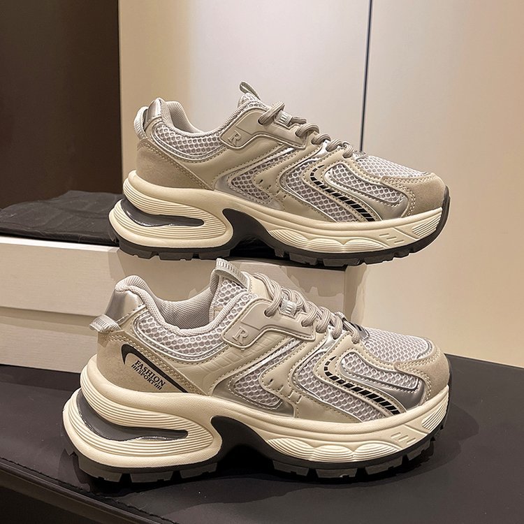 官方特卖正品春季新款韩版ins老爹鞋女学生百搭厚底运动鞋女街拍