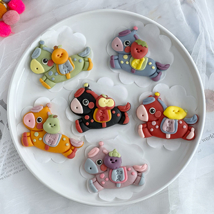 童趣馒头 马年可爱卡通小马馒头模具花饽饽面食花样造型diy制作