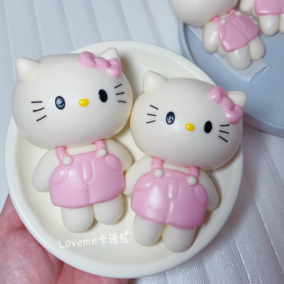 Loveme老师 可爱卡通KT猫馒头模具宝宝花样辅食模具diy制作