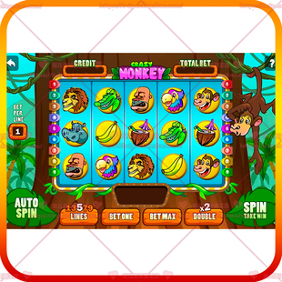 slot 1.0 Crazy monkey 猴子游戏源码 game Unity3d assets 疯狂