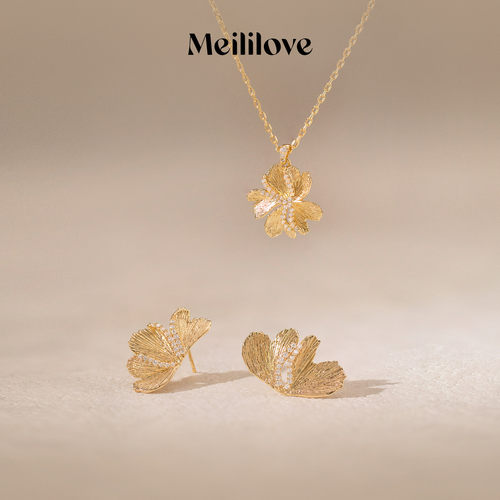 Meililove莓拉蝶恋花蝴蝶耳环