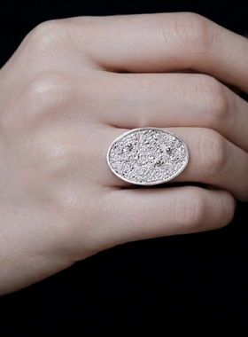 了木乱丝999纯银戒指非遗花丝