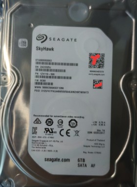 日立/希·捷6T机械硬盘6TB 6000G SATA 3.5台式监控硬盘一年质保