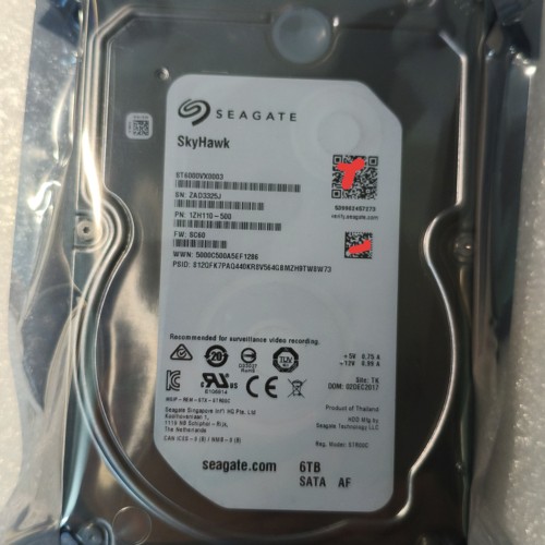 日立/希·捷6T机械硬盘6TB 6000G SATA 3.5台式监控硬盘一年质保