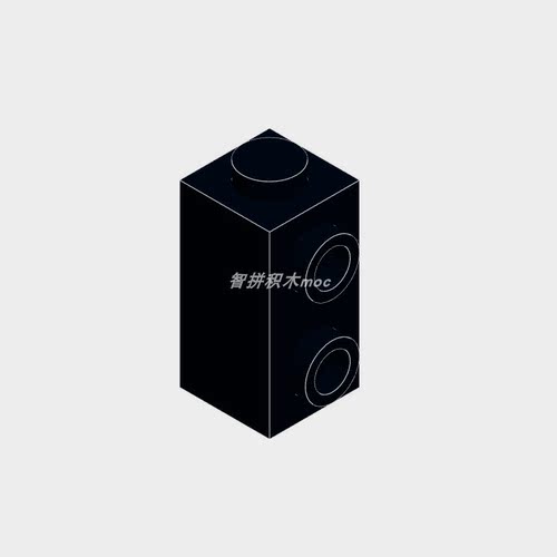 适配乐高32952国产小颗粒积木特殊砖1x1x1+2.3MOC散装零件配件DIY