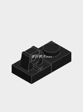 适配乐高30383国产小颗粒积木铰链板1x2MOC散装零件配件DIY玩具