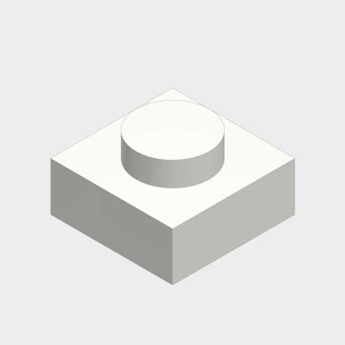 适用乐高3024国产小颗粒积木