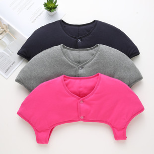 秋冬季 护颈椎坎肩睡觉保暖防寒加厚中老年女士纯棉护肩膀月子护肩