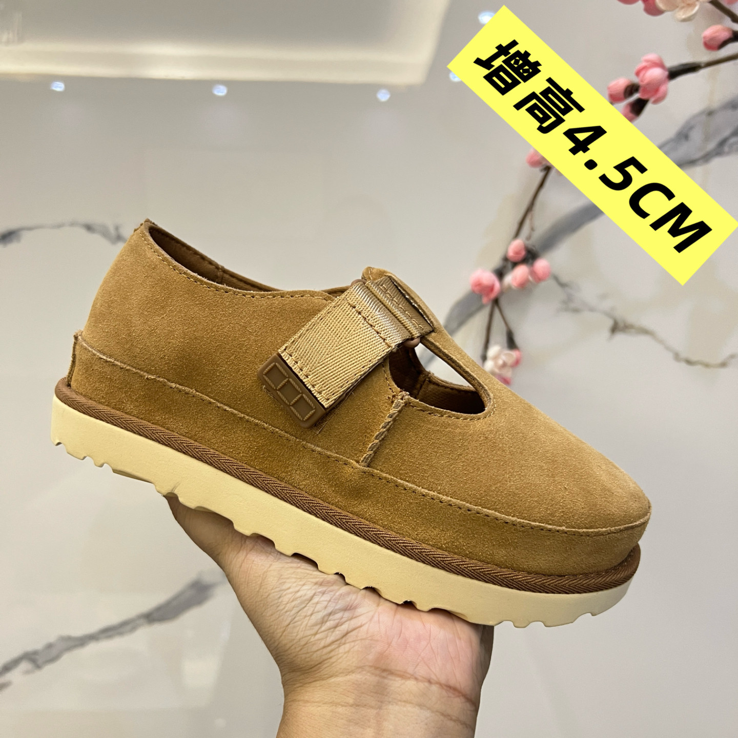 2026春季新款玛丽珍休闲鞋女勃肯鞋松糕厚底休闲复古外穿真皮单鞋