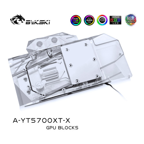 Bykski A-YT5700XT-X  盈通 游戏高手 樱瞳限量  RX5700XT 8G D6