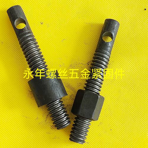 木工拼板夹丝杆六角头圆头焊接螺母紧固梯形螺丝杆夹具配件厂家