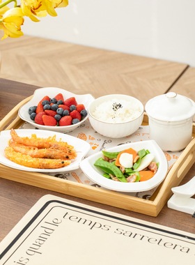 陶瓷月子餐具高颜值大容量月子外卖餐具产妇居家月子餐一人份套装