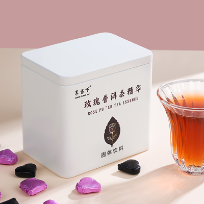 配料表只有玫瑰和普洱茶